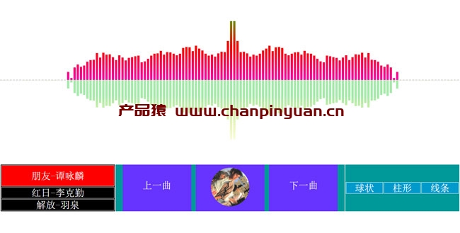 HTML5可视化mp3音乐播放器代码