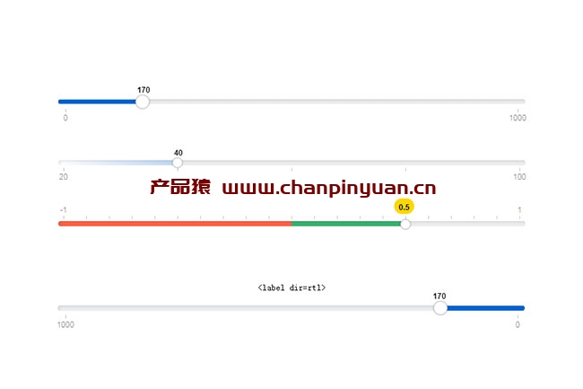 纯CSS3滑块范围数值输入特效