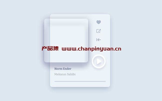 HTML5迷你音乐播放器网页特效