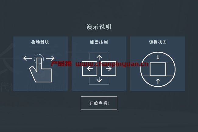 键盘按键控制的全屏相册