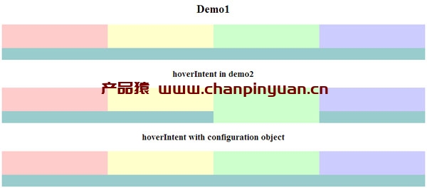 hoverIntent点击延时菜单jQuery插件