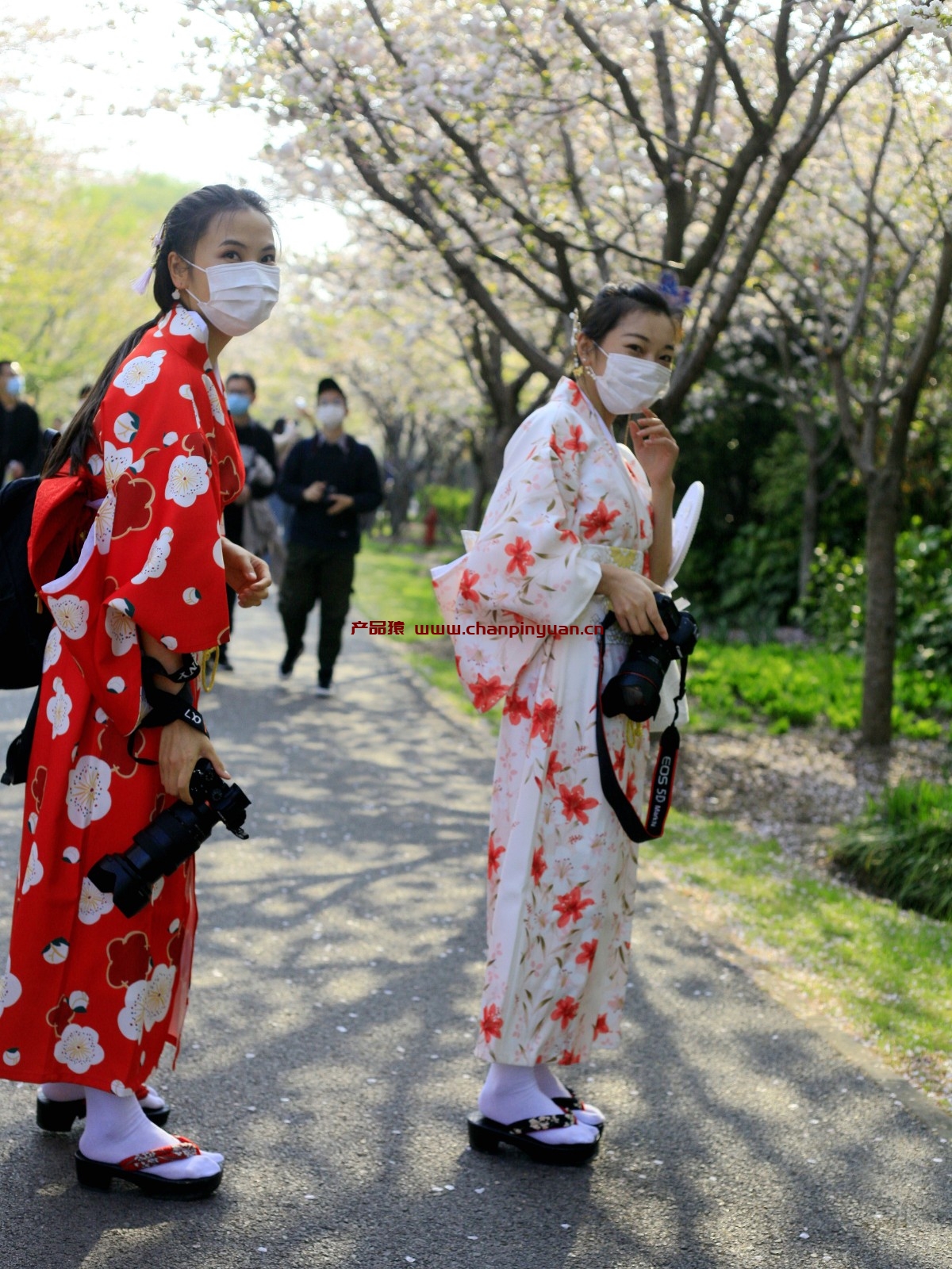 公园内穿和服，你感觉日本的和服，适合什么场合下穿？